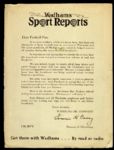 1935 Waldhams Sports Report Green Bay Packers Team Yearbook