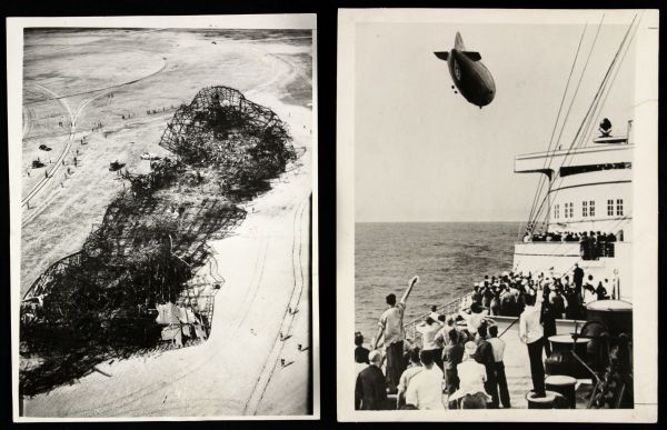 1936-37 Hindenburg Disaster Original Photo Collection - Lot of 12