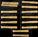 1990 Good Humor Big League Facsimile Signed Popsicle Stick Full Set - Lot of 26 w/ Ken Griffey Jr., Nolan Ryan, Robin Yount & More