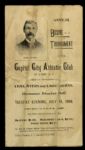 1897 Capitol City Athletic Club Annual Boxing Tournament Program