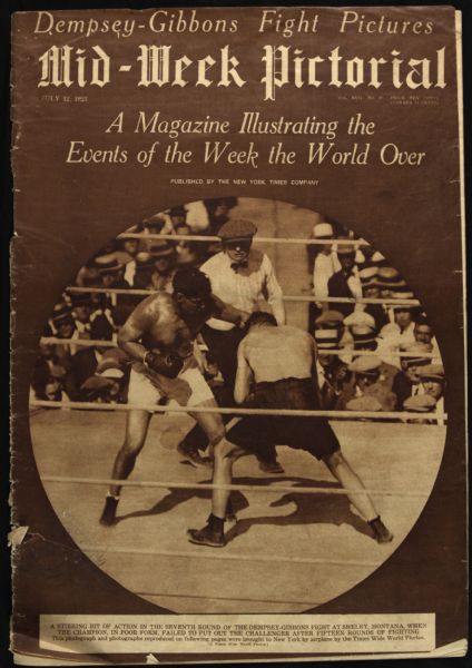 1921-23 Mid-Week Pictorial Collection - Lot of 4 w/ Jack Dempsey Covers