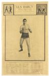 1917 Les Darcy 11" x 17" Broadside Poster