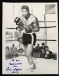 1991-96 Boxing Signed 11 x 14 Photo Collection - Lot of 12 w/ Carmen Basilio, Emile Griffith & More (JSA)