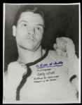 1991-96 Boxing Signed 11 x 14 Photo Collection - Lot of 12 w/ Carmen Basilio, Emile Griffith & More (JSA)