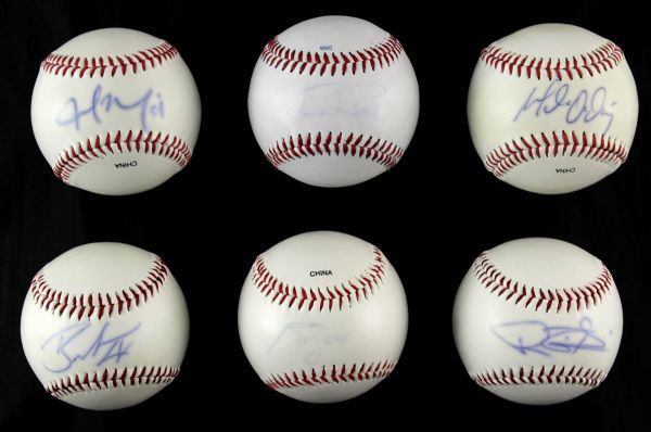 2006-07 Detroit Tigers Single Singed Baseball Collection - Lot of 16 w/ Kenny Rogers, Magglio Ordonez, Omar Infante & More (JSA)