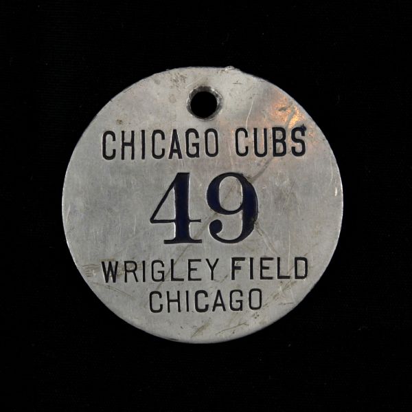 1951-53 Charlie Root Chicago Cubs Luggage Tag