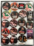 1983-2005 109 Piece Boxing Pin Collection Mike Tyson Evander Holyfield Joe Louis