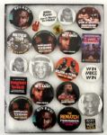 1983-2005 109 Piece Boxing Pin Collection Mike Tyson Evander Holyfield Joe Louis