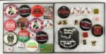1983-2005 109 Piece Boxing Pin Collection Mike Tyson Evander Holyfield Joe Louis