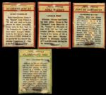 1937 Chicago Cubs Matchbook & Lapel Pin Collection - Lot of 5 w/ Phil Cavarretta, Frank Demaree, Linus Frey & More