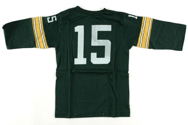 1971 circa Bart Starr Green Bay Packers Youth Durene Jersey & Winning Football Book