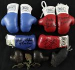 1905-2000's Boxing Memorabilia Collection - Lot of 17 w/ Jake LaMotta & Sugar Shane Mosley Signed Mini Gloves (JSA)