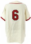2000's Stan Musial St. Louis Cardinals Signed Mitchell & Ness Cooperstown Collection Jersey (JSA)