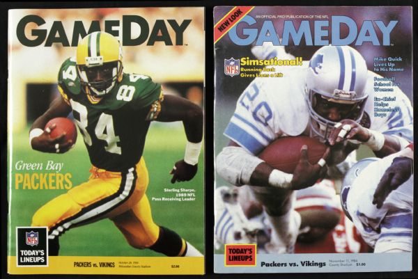 1968-90 Green Bay Packers Program Collection - Lot of 16
