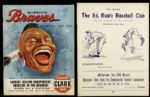 1947-92 Wisconsin Baseball Program & Scorecard Collection - Lot of 19 w/ Milwaukee Brewers American Association