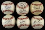 1990's Milwaukee Brewers Signed OAL Brown Baseballs - Lot of 13 w/ Jim Gantner, Greg Vaughn, Darryl Hamilton & More (JSA)