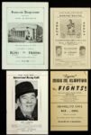 1933-76 Boxing Program & Magazine Collection - Lot of 23 w/ Ezzard Charles, Floyd Patterson & More