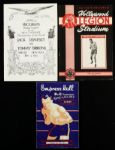 1933-76 Boxing Program & Magazine Collection - Lot of 23 w/ Ezzard Charles, Floyd Patterson & More