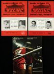1933-76 Boxing Program & Magazine Collection - Lot of 23 w/ Ezzard Charles, Floyd Patterson & More