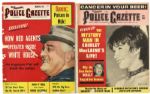1952-73 National Police Gazette Early Tabloid Collection - Lot of 64