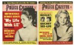 1952-73 National Police Gazette Early Tabloid Collection - Lot of 64