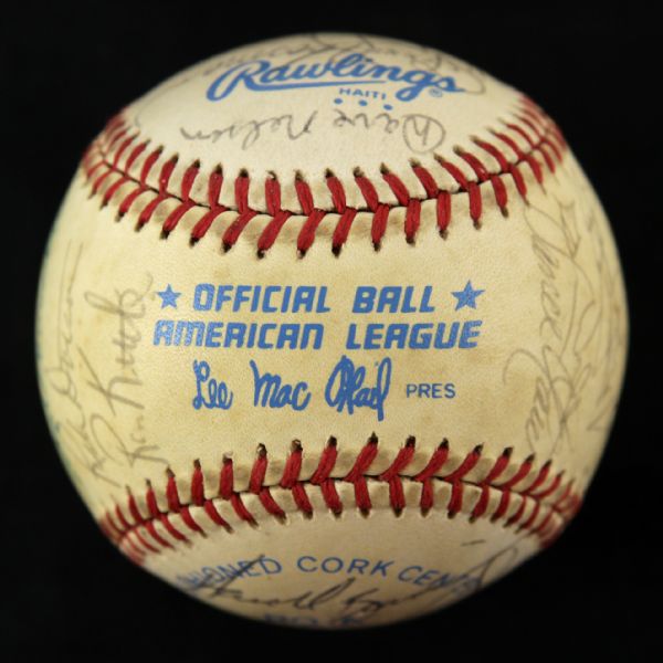 1983 Chicago White Sox Team Signed OAL MacPhail Baseball w/ 25 Signatures Including Harold Baines, Greg Luzinski & More (JSA)