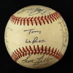 1983 Chicago White Sox Team Signed OAL MacPhail Baseball w/ 25 Signatures Including Harold Baines, Greg Luzinski & More (JSA)