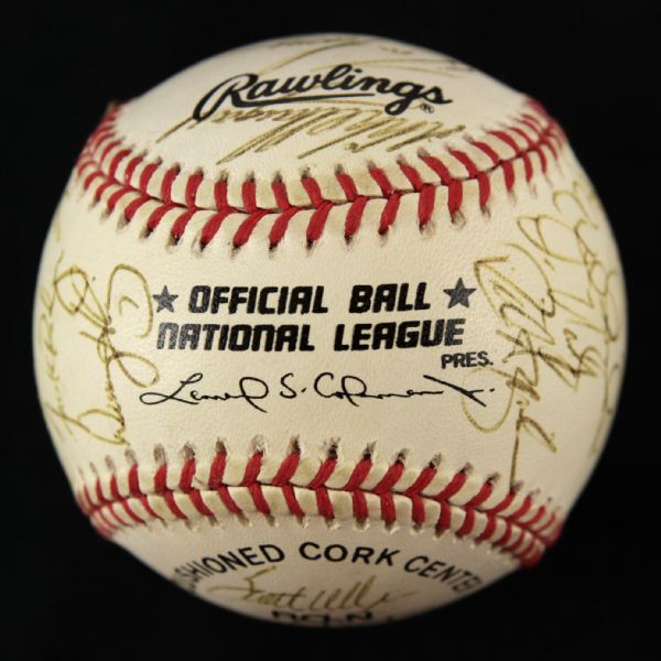 1997 Minnesota Twins Team Signed OAL Coleman Baseball w/ 25 Signatures Including Paul Molitor, Terry Steinbach, Tom Kelly & More (JSA)