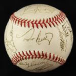 1997 Minnesota Twins Team Signed OAL Coleman Baseball w/ 25 Signatures Including Paul Molitor, Terry Steinbach, Tom Kelly & More (JSA)