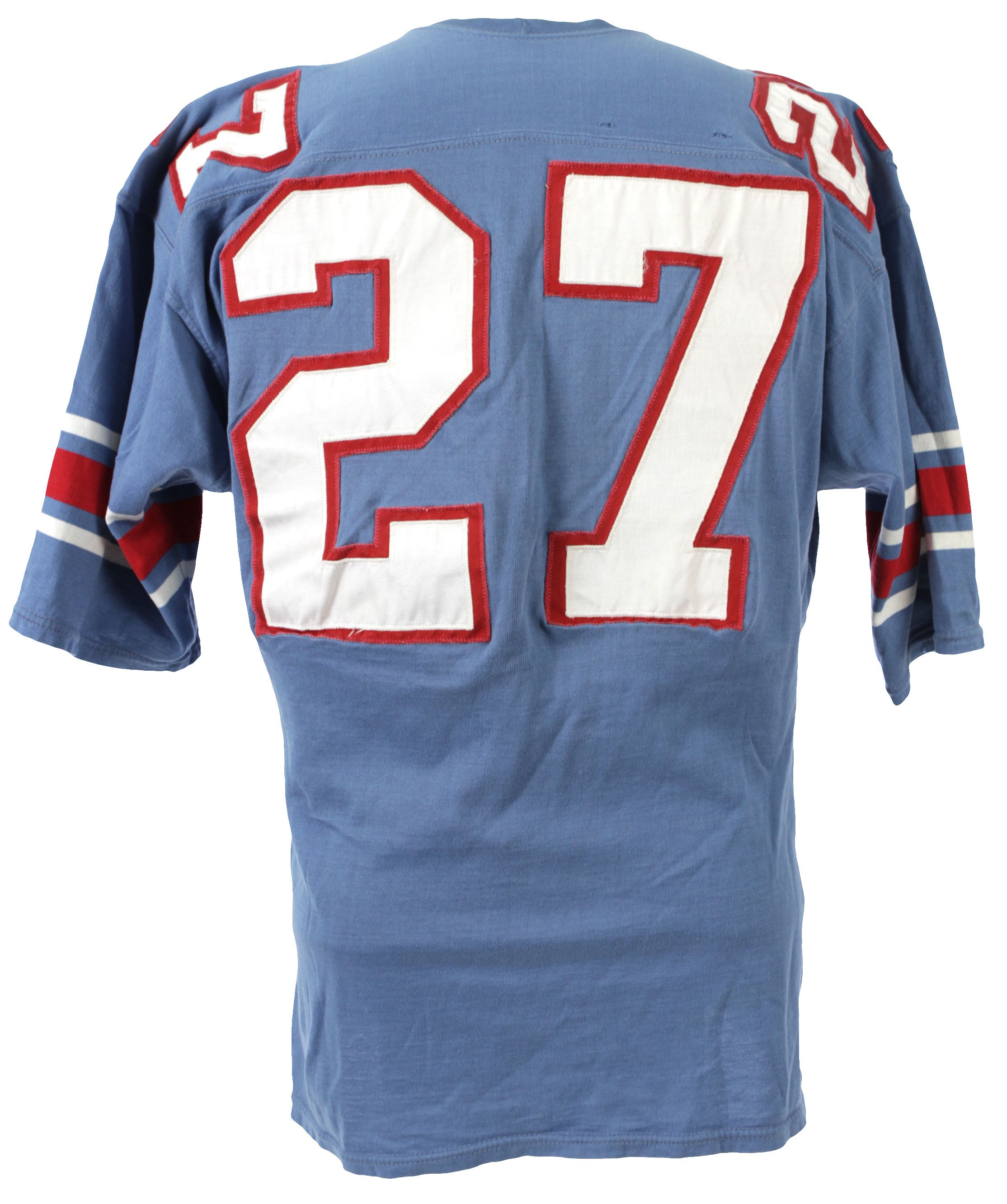 Lot Detail 196768 Glenn Bass Houston Oilers Game Worn Home Jersey