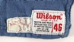 1967-68 Glenn Bass Houston Oilers Game Worn Home Jersey (MEARS LOA)