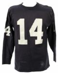 1960s circa Warner Brothers Pictures #14 Durene Football Jersey