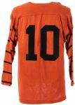 1950's #10 Durene Game Worn Football Jersey (MEARS LOA)