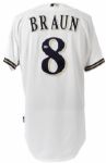 2012 Ryan Braun Milwaukee Brewers Game Worn Home Jersey (MEARS LOA/MLB Hologram)