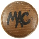 1985 Mark McGwire Modesta A’s Louisville Slugger Professional Model Game Used Bat (MEARS A10) – One of the Earliest Known Mac Bats in the Hobby