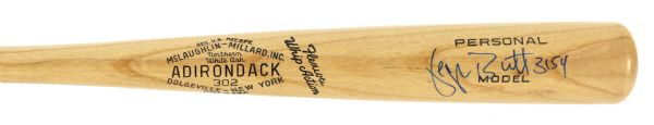 1990s George Brett Kansas City Royals Signed Adirondack Bat (JSA)
