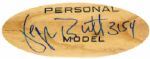 1990's George Brett Kansas City Royals Signed Adirondack Bat (JSA)