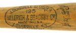 1960 MVP Season (possibly ’61) Roger Maris New York Yankees H&B Louisville Slugger Professional Model Game Used Bat (MEARS A10, Pinetar Application Photo Match)