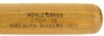 1956 Carl Erskine Brooklyn Dodgers H&B Louisville Slugger World Series Game Used Bat (MEARS A10 / Erskine LOA)