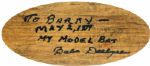 1946 Babe Dahlgren St. Louis Browns Signed H&B Louisville Slugger Professional Model Game Used Bat (MEARS LOA/PSA DNA) EX Halper