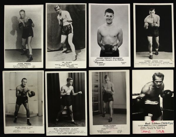 1900s-90s Boxing Postcard & Original Photography Collection - Lot of 225+ 