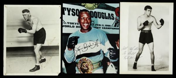 1920s-90s Boxing Autograph Collection - Lot of 68 (MEARS LOA)