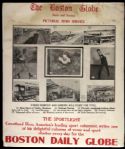 1915-1919 Lot of Two Newspaper Posters 14 x 17 Jess Willard Jack Johnson Jack Dempsey Tommy Gibbons