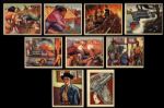 1949-51 Bowman Wild West Picture Card Collection - Lot of 10