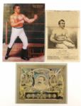 1900's-2000's Boxing Memorabilia Collection - Lot of 116