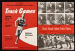 1961-69 Milwaukee Journal Indoor Track Games Program Ticket Stub & Newspaper Clipping Collection - Lot of 22