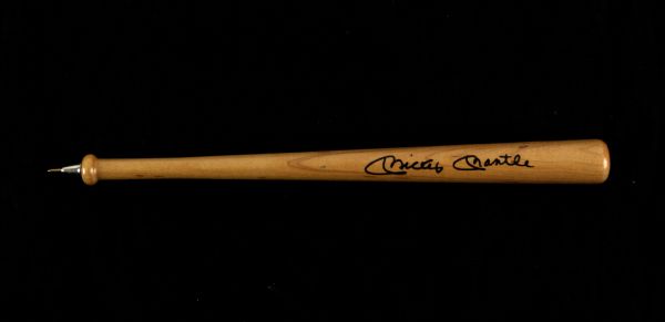 1960s Mickey Mantle New York Yankees 8" Wooden Bat Pen