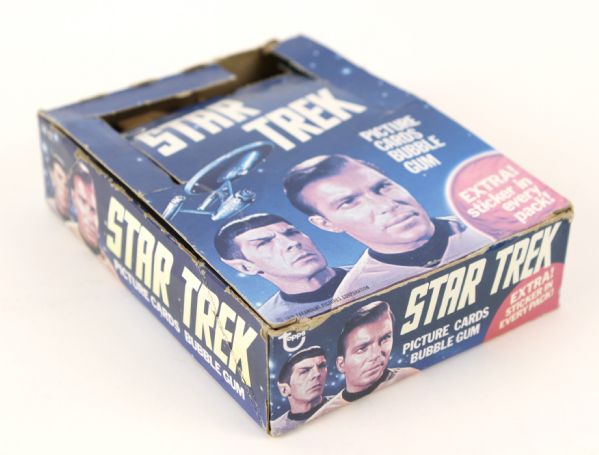 1976 Star Trek Topps Trading Card Display Box