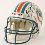 1972 Miami Dolphins Team Signed Full Size Helmet w/ 41 Signatures Including Don Shula, Bob Griese, Larry Csonka & More (JSA) 17/72