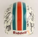 1972 Miami Dolphins Team Signed Full Size Helmet w/ 41 Signatures Including Don Shula, Bob Griese, Larry Csonka & More (JSA) 17/72